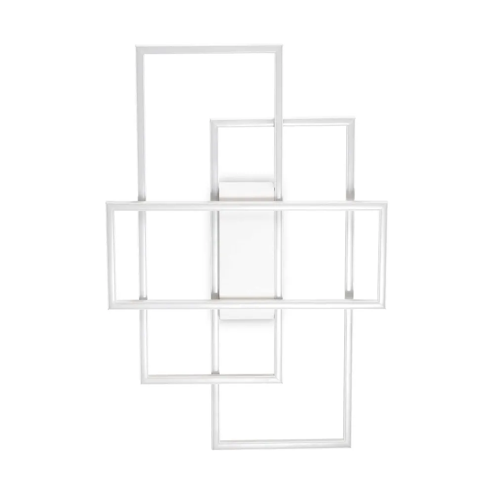 Plafoniere Moderne-Ideal Lux Frame pl rettangolo 2700k plafoniera geometrica led