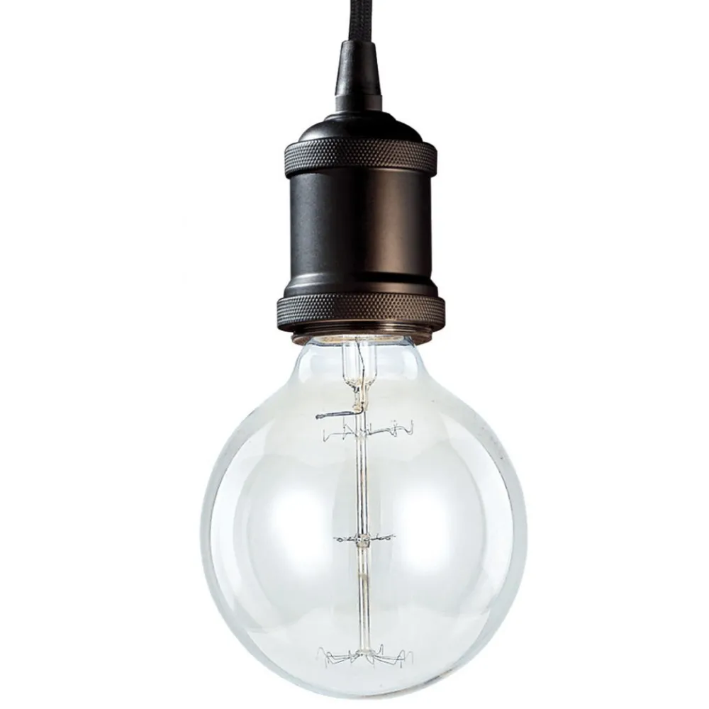 Lampade A Sospensione-Ideal Lux Frida sp1 lampada ma sospensione vintage nero