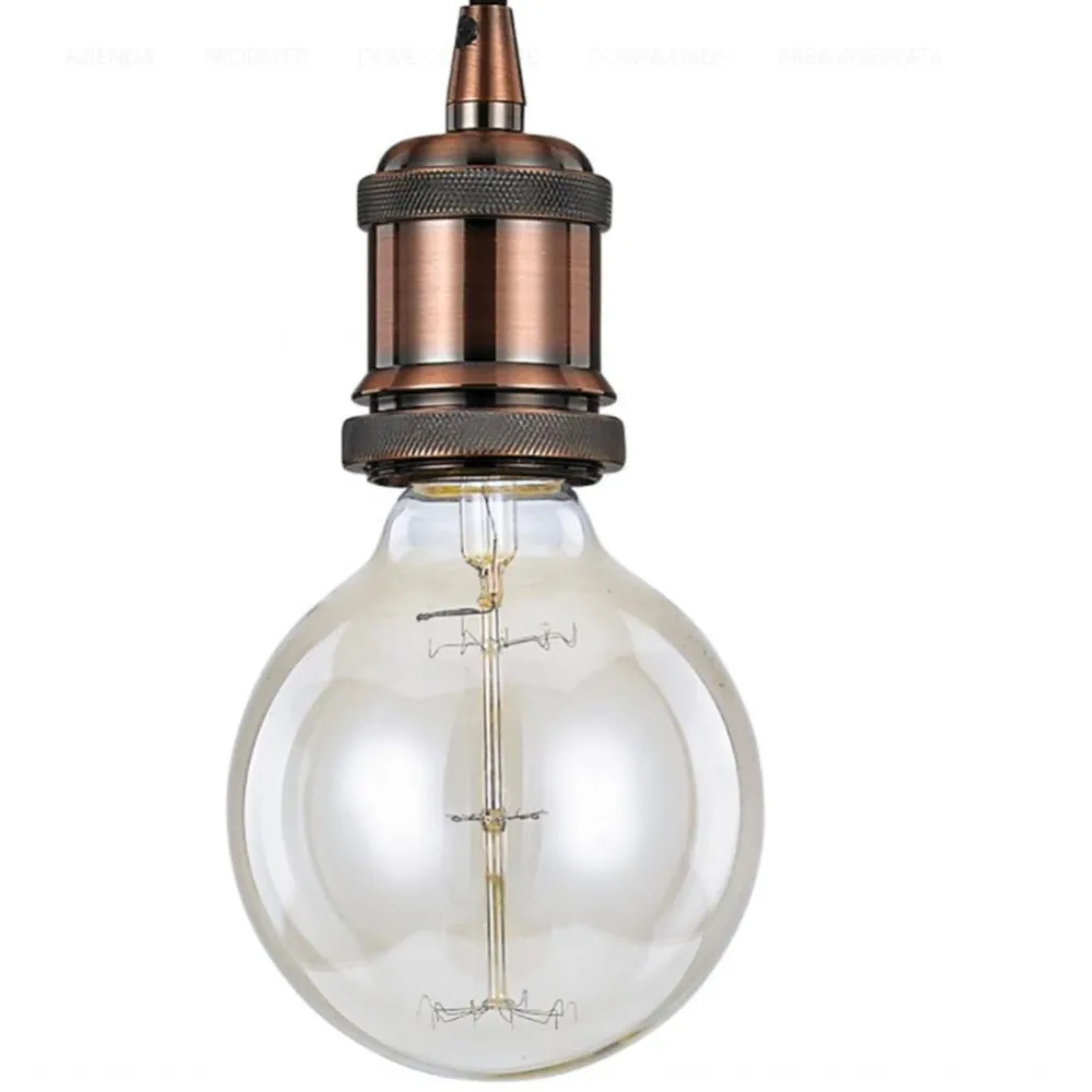 Lampade A Sospensione-Ideal Lux Frida sp1 lampada a sospensione pendente rame nero