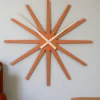 Orologi Da Parete Moderni-Selezionato da Mazzolaluce Frizz orologio da parete grande 81cm terracotta in legno