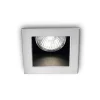 Faretti Da Incasso-Ideal Lux Funky fi alluminio faretto quadrato da incasso per controsoffitto