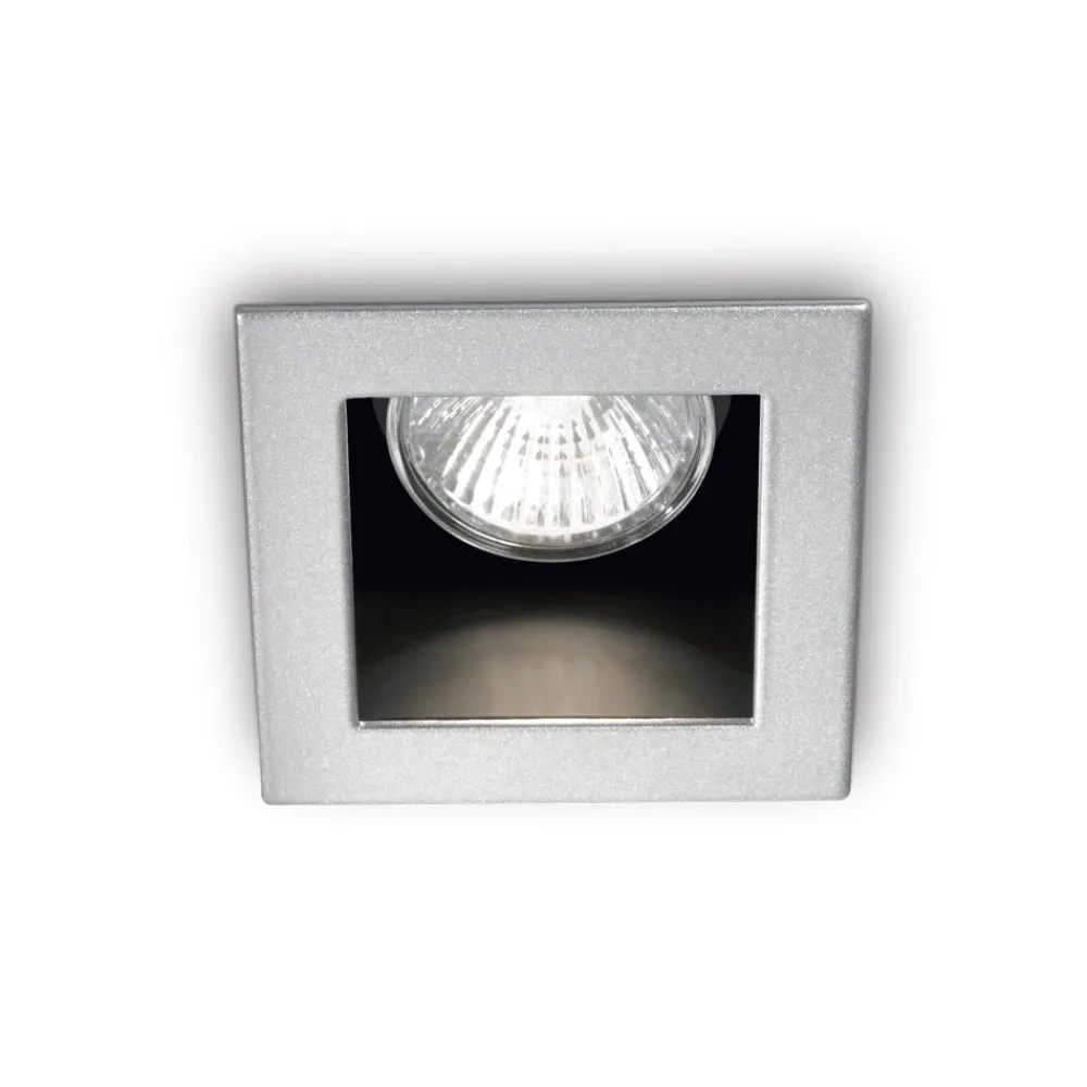 Faretti Da Incasso-Ideal Lux Funky fi alluminio faretto quadrato da incasso per controsoffitto