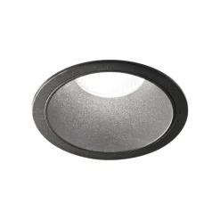 Faretti Da Incasso-Ideal Lux Game trim round faretto led incasso 11w 3000k rotondo nero