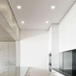 Faretti Da Incasso-Ideal Lux Game trim square faretto da incasso a led soffitto 11w 2700k quadrato bianco