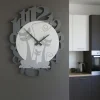 Orologi Da Parete Moderni-Selezionato da Mazzolaluce Gatti orologio moderno da parete legno alluminio