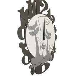 Orologi Da Parete Moderni-Selezionato da Mazzolaluce Gatti orologio moderno da parete legno alluminio