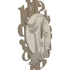 Orologi Da Parete Moderni-Selezionato da Mazzolaluce Gatti orologio moderno da parete legno colore tortora