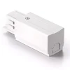 Illuminazione A Binario-Gea Luce accessorio testata di alimentazione bianco per binario trifase