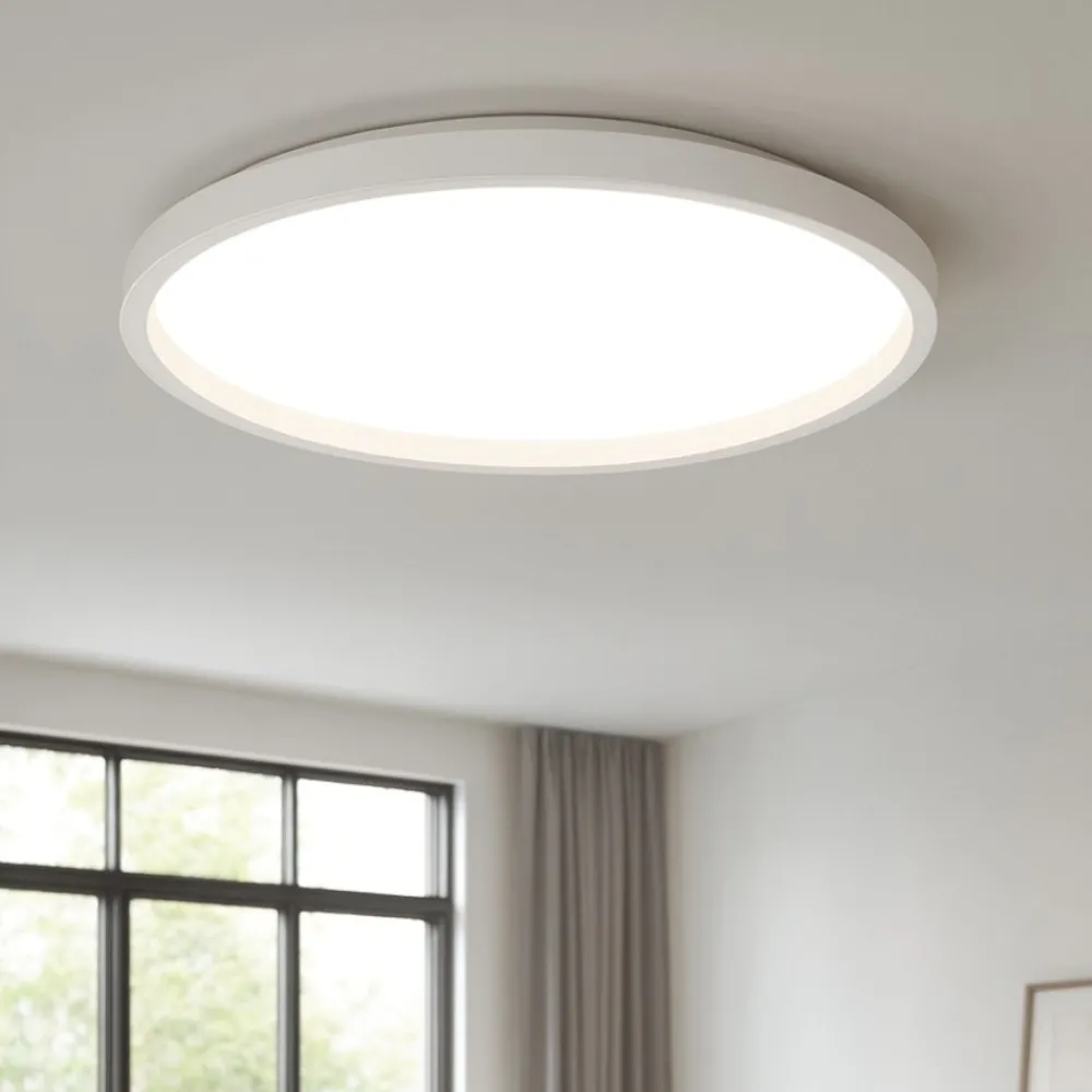 Plafoniere Moderne-Gea Luce acelia plafoniera moderna led 30w da 3000k a 4000k tonda