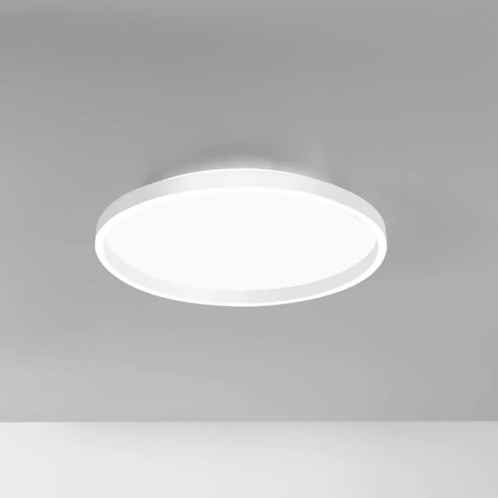 Plafoniere Moderne-Gea Luce acelia plafoniera moderna led 30w da 3000k a 4000k tonda