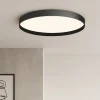 Plafoniere Moderne-Gea Luce acelia plafoniera moderna led 30w da 3000k a 4000k nera