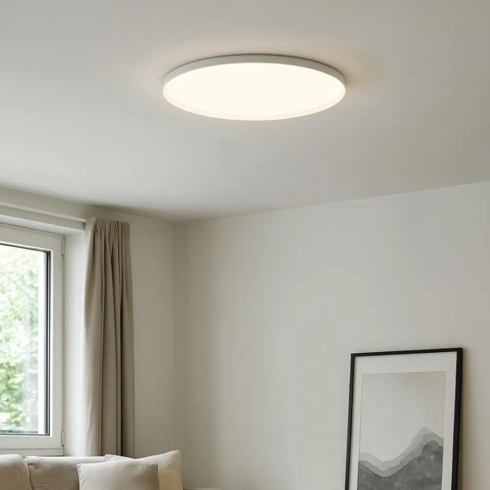 Plafoniere Moderne-Gea Luce acelia plafoniera moderna led 76w da 3000k a 4000k per salotto