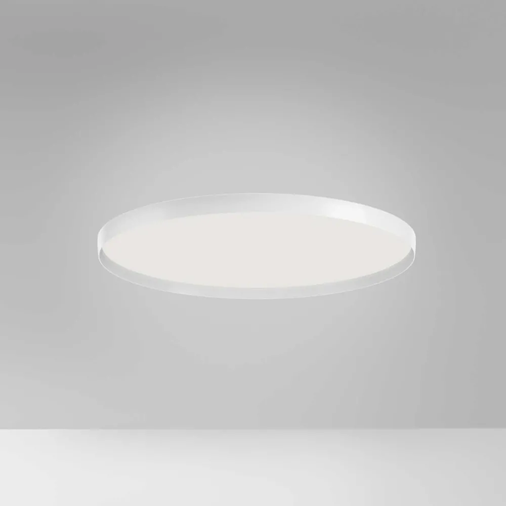 Plafoniere Moderne-Gea Luce acelia plafoniera rotonda led 50w 3000k 4000k