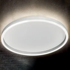Plafoniere Moderne-Gea Luce aela bianco plafoniera da cucina led 3000k 4000k
