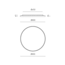 Plafoniere Moderne-Gea Luce aela bianco plafoniera da cucina led 3000k 4000k
