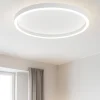 Plafoniere Moderne-Gea Luce aela bianco plafoniera led 60w 3000k 4000k rotonda
