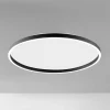 Plafoniere Moderne-Gea Luce aela nero plafoniera led 72w 3000k 4000k tonda