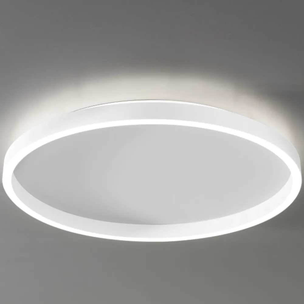 Plafoniere Moderne-Gea Luce aela p-p bianco plafoniera moderna 30w-6w 3000k 4000k