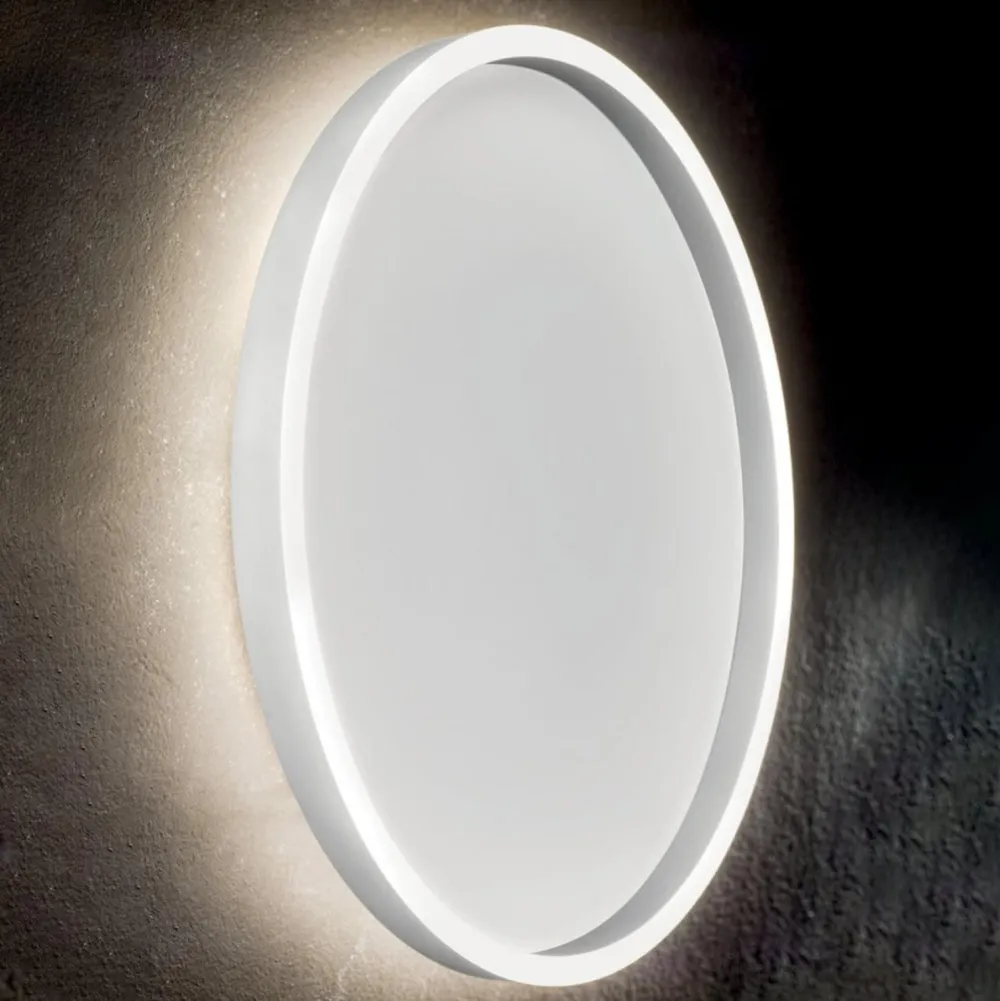 Plafoniere Moderne-Gea Luce aela p-p bianco plafoniera moderna 30w-6w 3000k 4000k