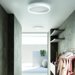 Plafoniere Moderne-Gea Luce aela p-p bianco plafoniera moderna 30w-6w 3000k 4000k