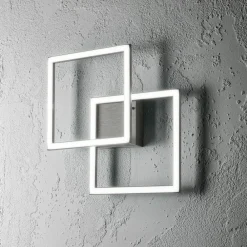 Applique Da Parete-Gea Luce afrodite applique da parete led 28w 3000k moderno