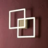 Applique Da Parete-Gea Luce afrodite applique da parete led 28w 3000k colore oro