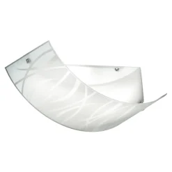 Plafoniere Moderne-Gea Luce agnese plafoniera per camera da letto vetri fili bianchi