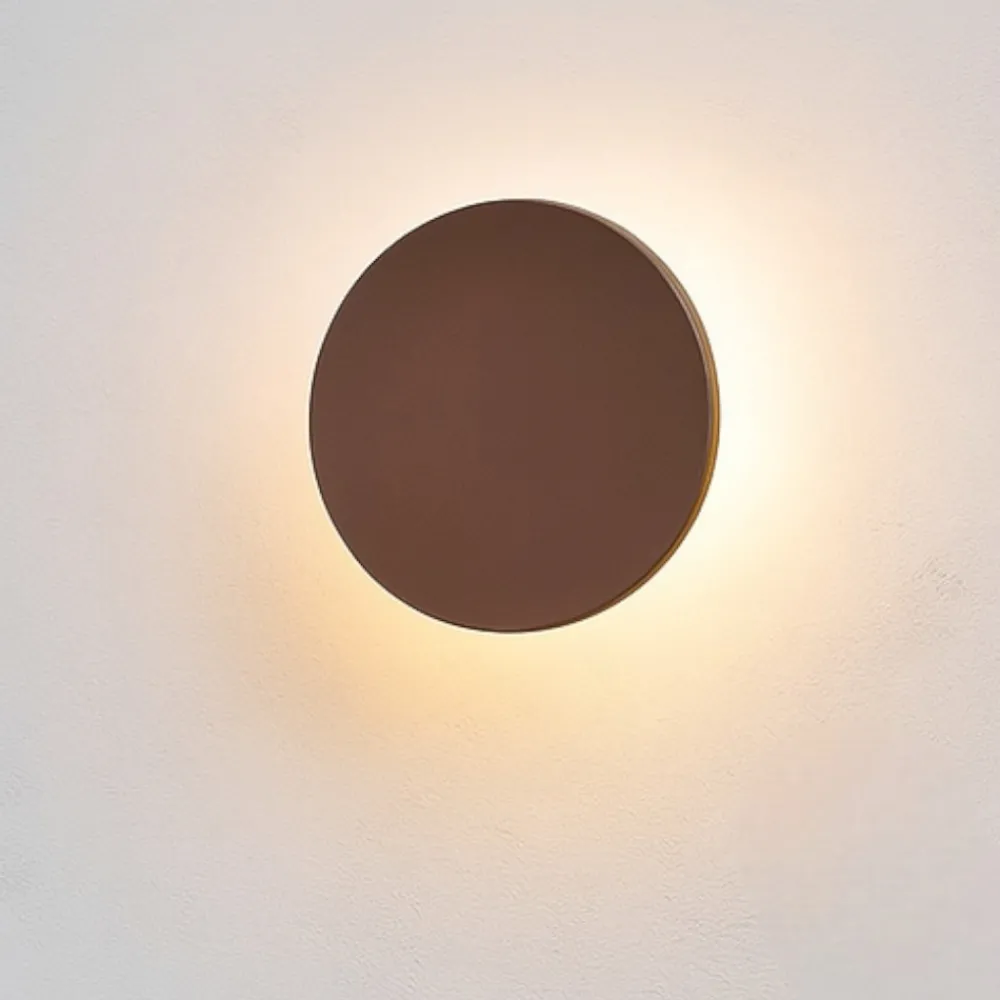Applique Da Esterno-Gea Luce applique da esterno ip65 marrone 30 cm led cct