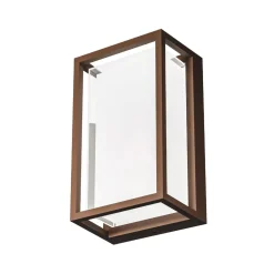Applique Da Esterno-Gea Luce applique da esterno ip65 marrone led cct