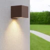 Applique Da Esterno-Gea Luce applique da esterno ip65 corten led 4000k
