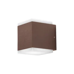 Applique Da Esterno-Gea Luce applique per esterno moderna ip65 corten led cct