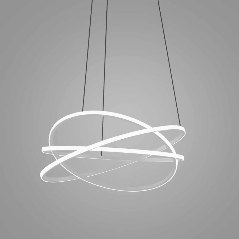 Lampadari Moderni-Gea Luce atia lampadario moderno led 100w 3000k per salotto