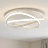 Plafoniere Moderne-Gea Luce atia plafoniera moderna led 40w 3000k bianca per salotto