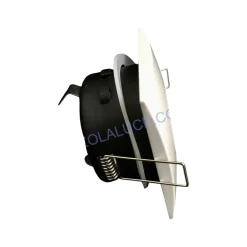 Faretti Da Incasso-Gea Luce aurora q faretto per bagno doccia da incasso quadrato bianco