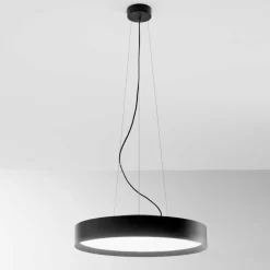 Lampadari Cucina-Gea Luce ava lampadario cucina led 70w da 3000k a 4000k nero