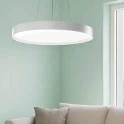 Lampadari Moderni-Gea Luce ava lampadario moderno led 92w da 3000k a 4000k bianco