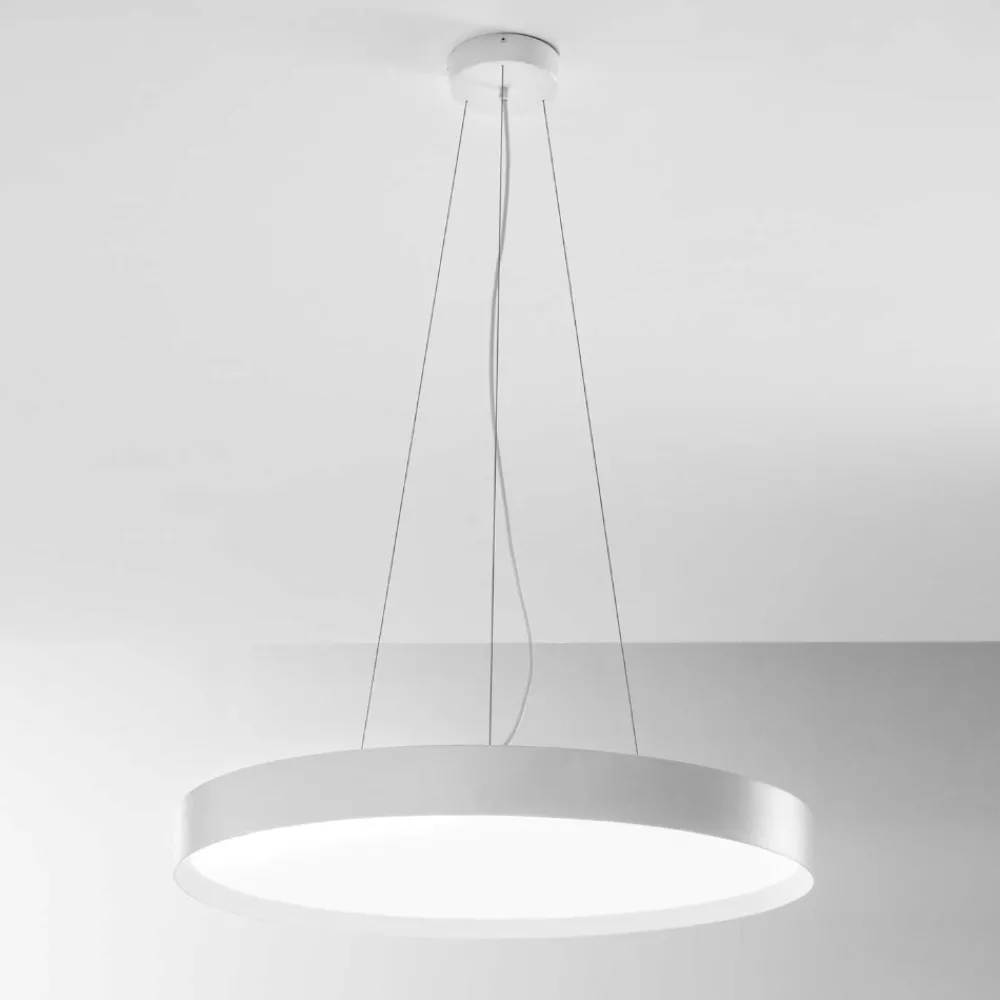 Lampadari Moderni-Gea Luce ava lampadario moderno led 92w da 3000k a 4000k bianco
