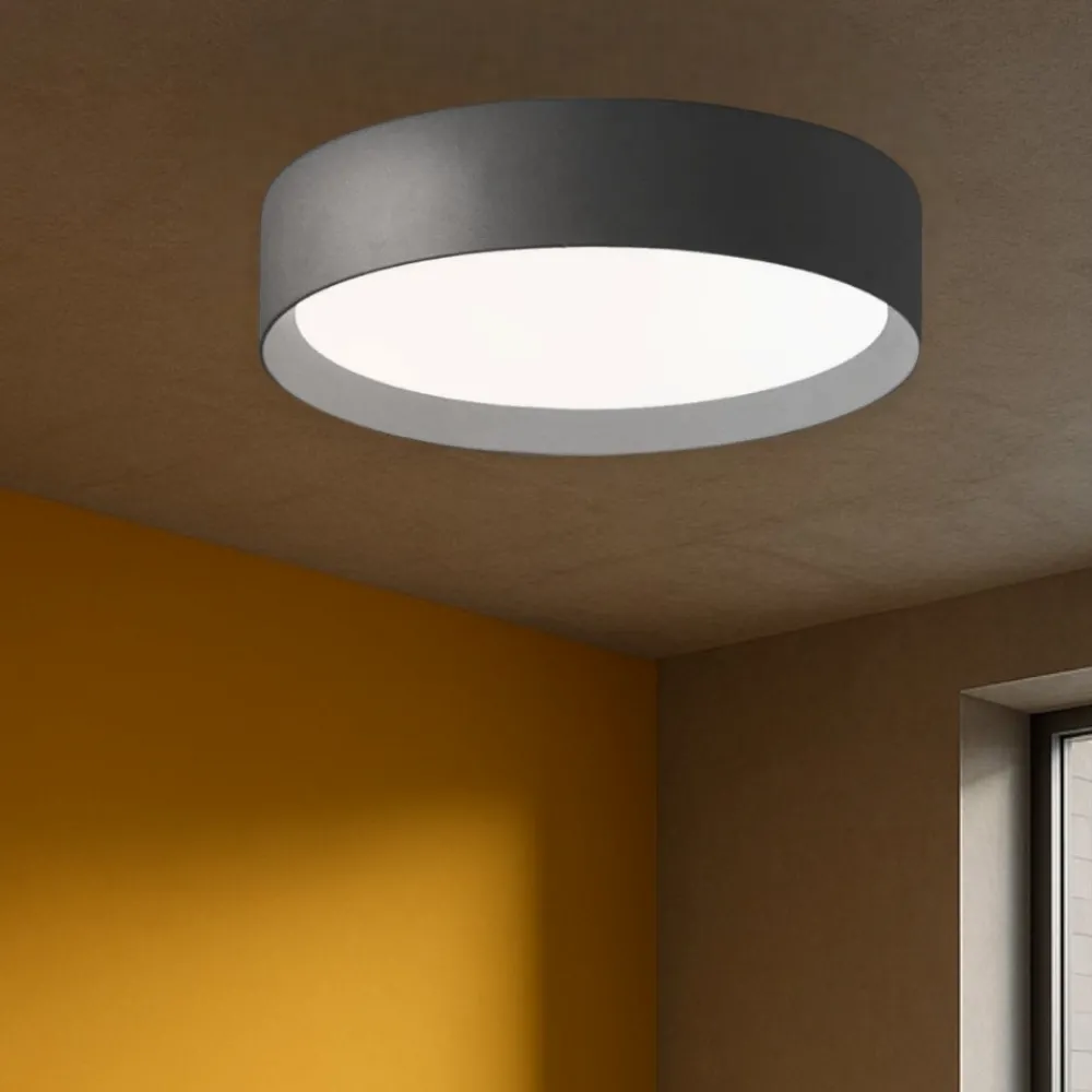 Plafoniere Moderne-Gea Luce ava plafoniera moderna led 30w da 3000k a 4000k per soggiorno