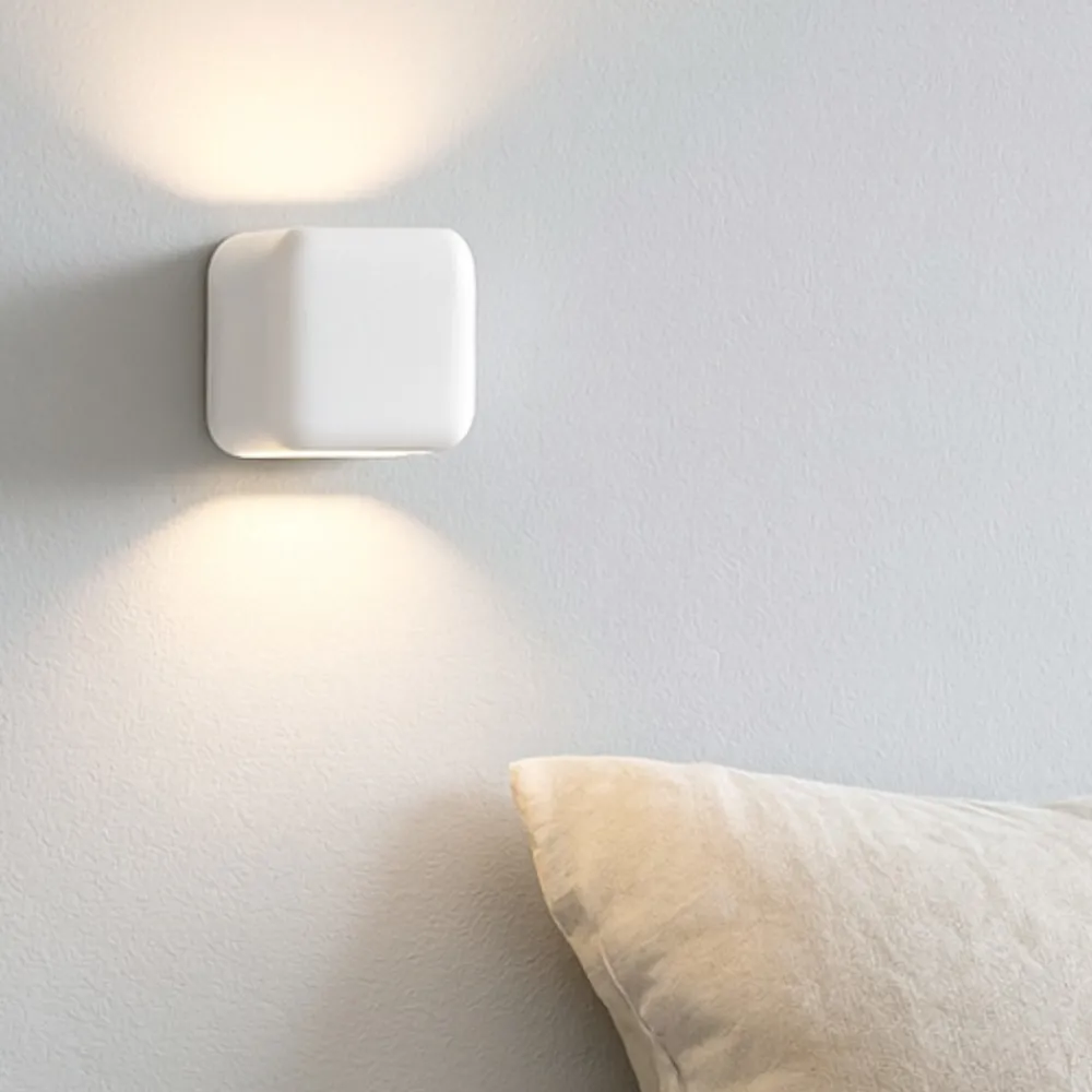 Applique Camera Da Letto-Gea Luce babol applique camera da letto cubico bianco