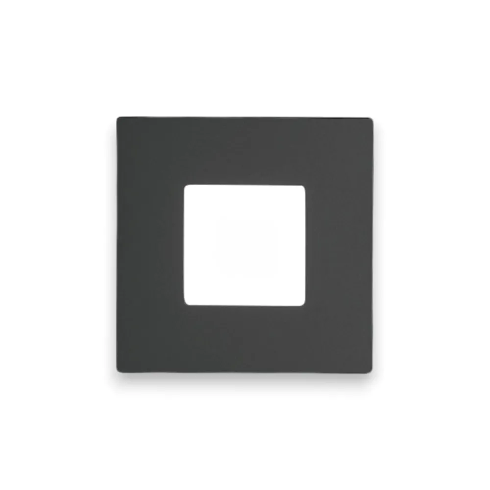 Plafoniere Moderne-Gea Luce bilde plafoniera moderna led 56w 3000k nera quadrata