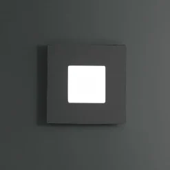 Plafoniere Moderne-Gea Luce bilde plafoniera moderna led 56w 3000k nera quadrata