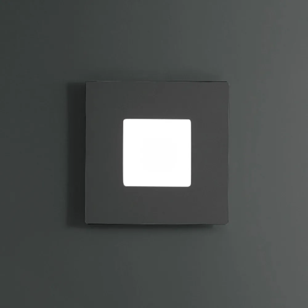 Plafoniere Moderne-Gea Luce bilde plafoniera moderna led 56w 3000k nera quadrata