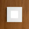 Plafoniere Moderne-Gea Luce bilde plafoniera moderna bianca led 56w 3000k per soggiorno