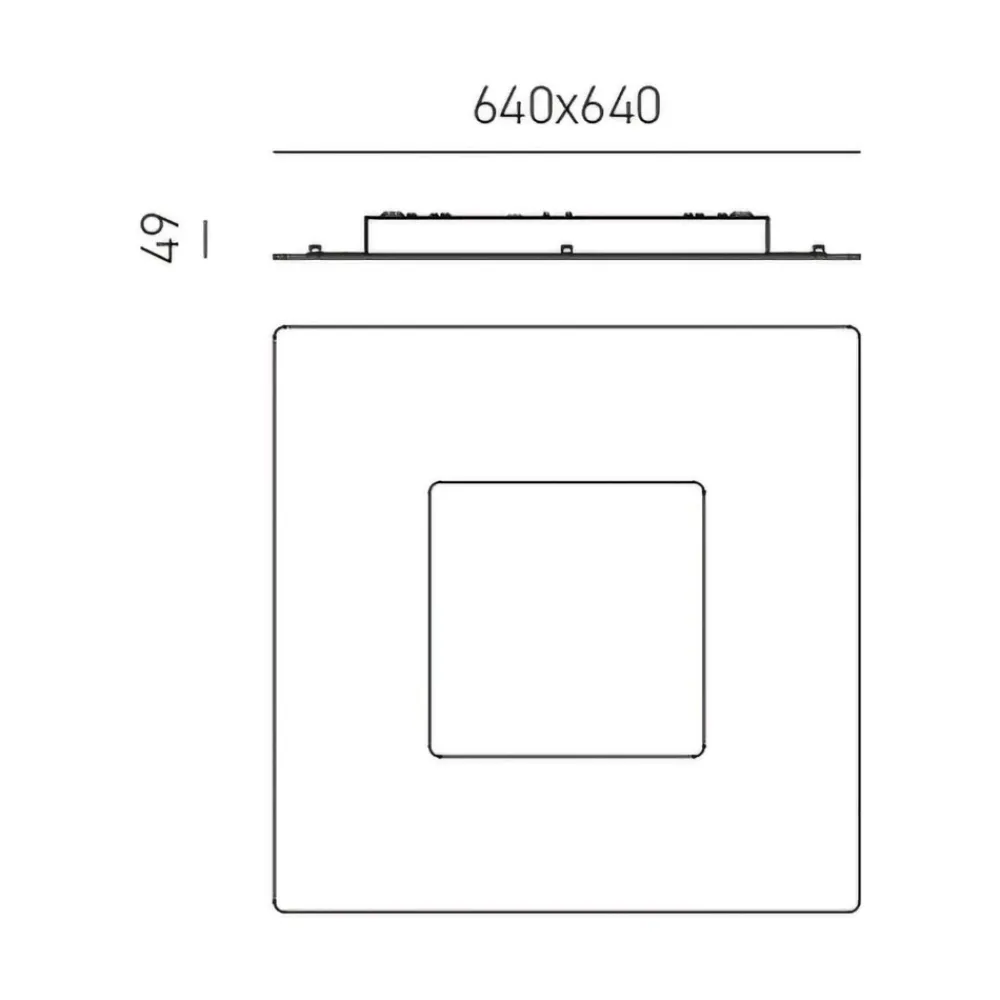 Plafoniere Moderne-Gea Luce bilde plafoniera moderna bianca led 56w 3000k per soggiorno