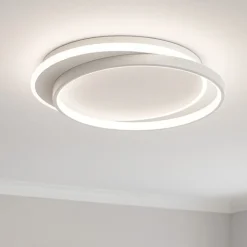 Plafoniere Moderne-Gea Luce christine plafoniera led 3000k tonda per salotto