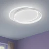 Plafoniere Moderne-Gea Luce christine plafoniera moderna led 48w 3000k rotonda sottile