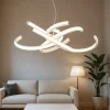 Lampadari Moderni-Gea Luce cinzia lampadario moderno led 46w 3000k bianco per salotto