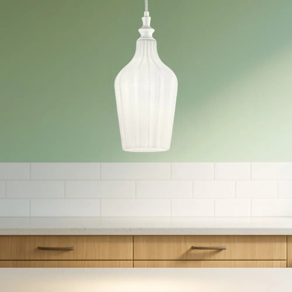 Lampade A Sospensione-Gea Luce cleofe lampada a sospensione vetro bianco opale