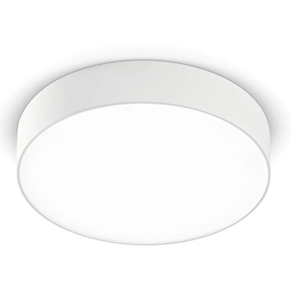Plafoniere Moderne-Gea Luce cloe plafoniera bianca moderna led 20w 4000k