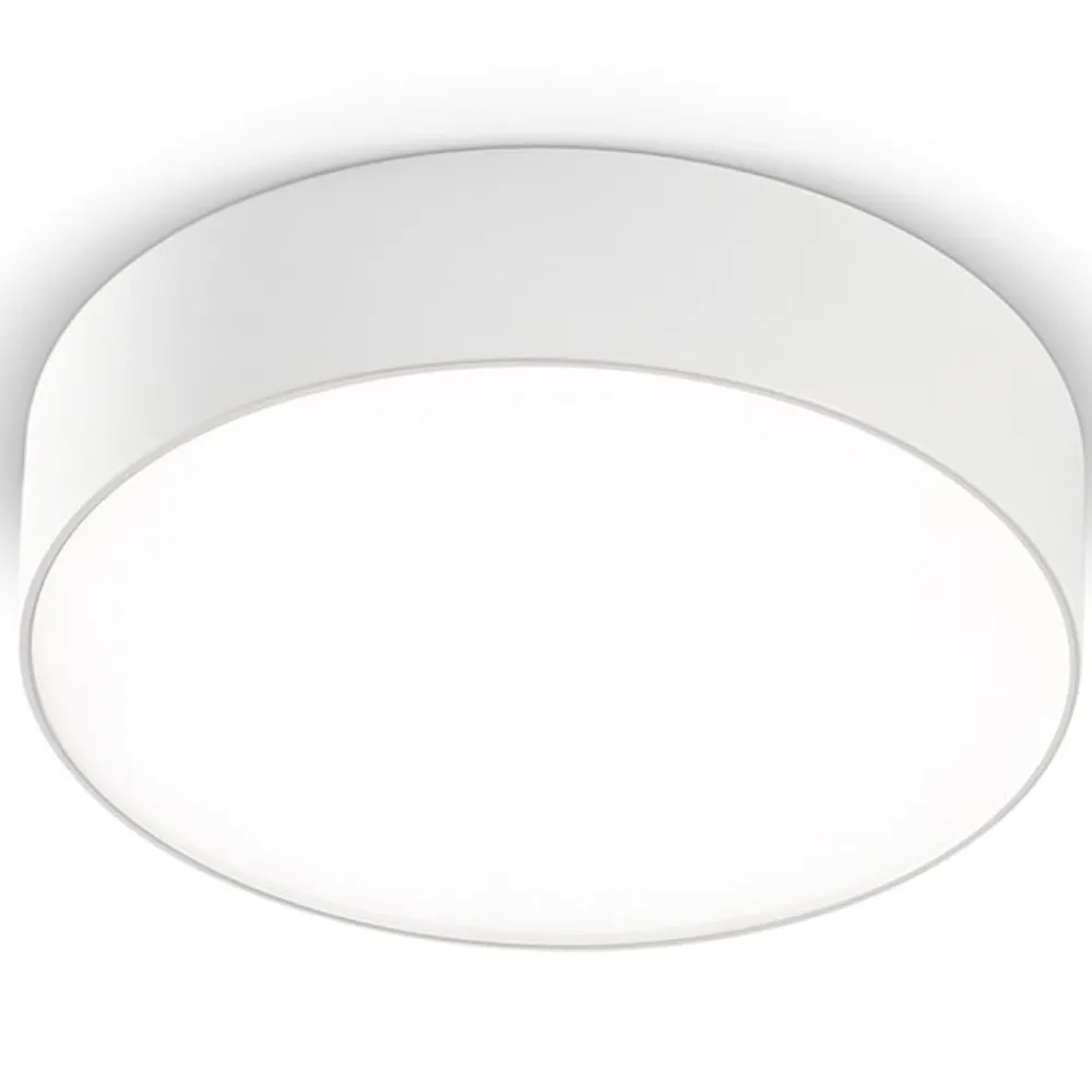 Plafoniere Moderne-Gea Luce cloe plafoniera bianca led 16w 4000k moderna tonda